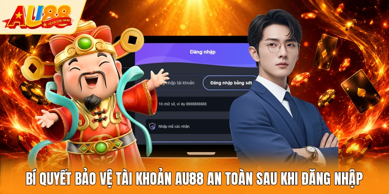 Bí quyết bảo vệ tài khoản AU88 an toàn sau khi đăng nhập