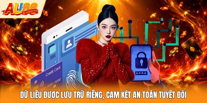 Dữ liệu được lưu trữ riêng, cam kết an toàn tuyệt đối 