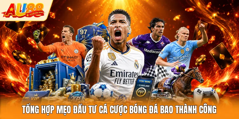Tổng hợp mẹo đầu tư cá cược bóng đá bao thành công